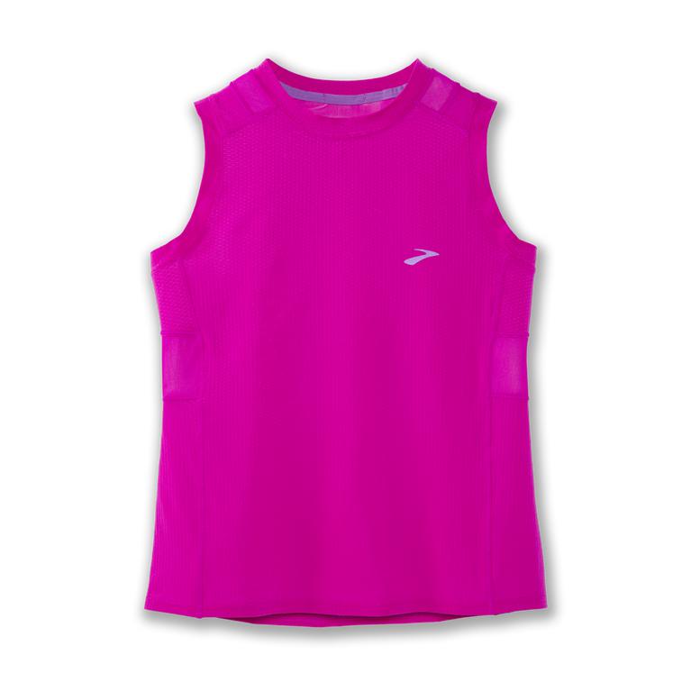 Brooks Women's ATMOSPHERE Running Tank Top - Magenta - Canada (GXMYR-1846)